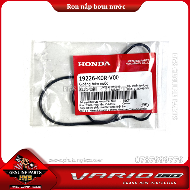 RON NẮP BƠM NƯỚC VARIO 160 CLICK 160 K2S PCX1 60 ADV 160