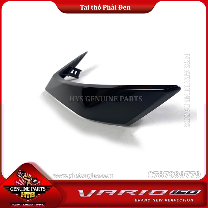 TAI THỎ VARIO 160 CLICK 160 K2S PHẢI ĐEN (BẢN CBS)