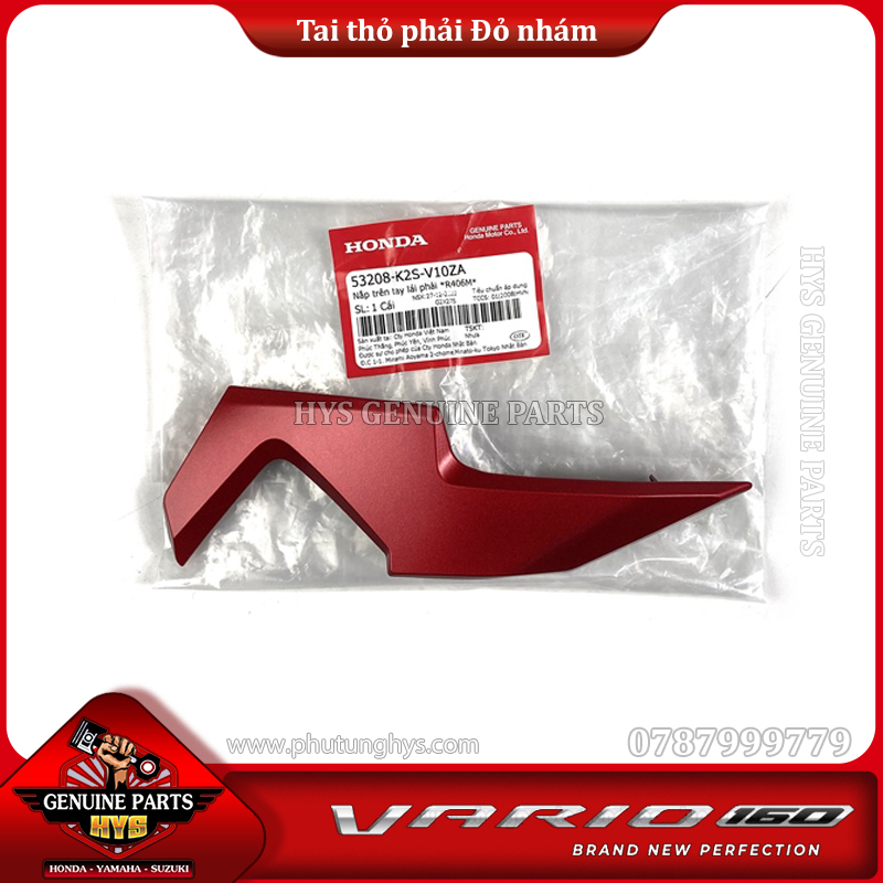 TAI THỎ VARIO 160 CLICK 160 K2S PHẢI ĐỎ (BẢN ABS)