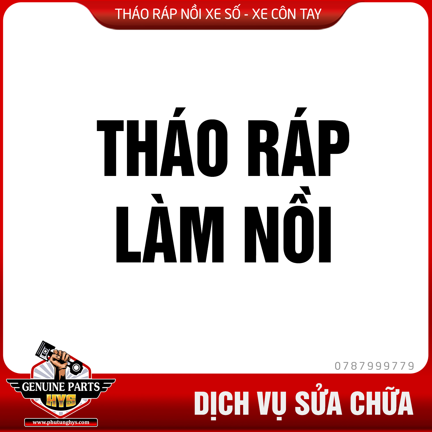 THÁO RÁP NỒI XE SỐ XE CÔN TAY