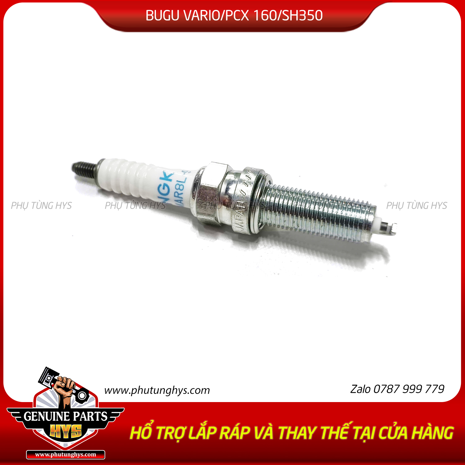 BUGI VARIO/PCX/ADV 160 SH350 LEAD 4VAL SH MODE 4VAL AB125/160 4VAL (CHÂN DÀI)