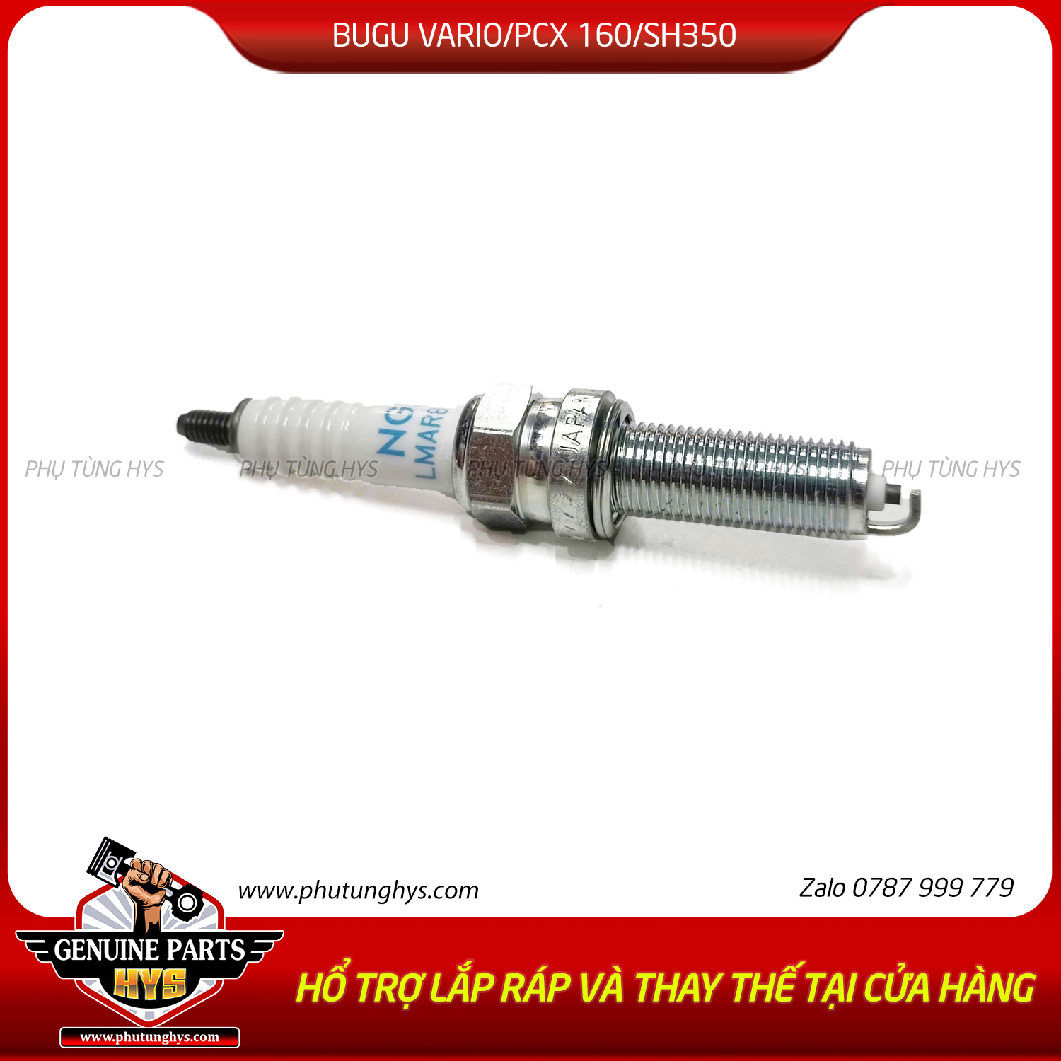 BUGI VARIO/PCX/ADV 160 SH350 LEAD 4VAL SH MODE 4VAL AB125/160 4VAL (CHÂN DÀI)