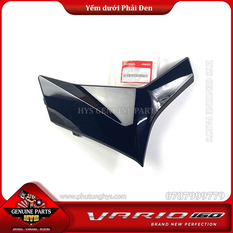 YẾM DƯỚI VARIO 160 CLICK 160 K2S PHẢI ĐEN