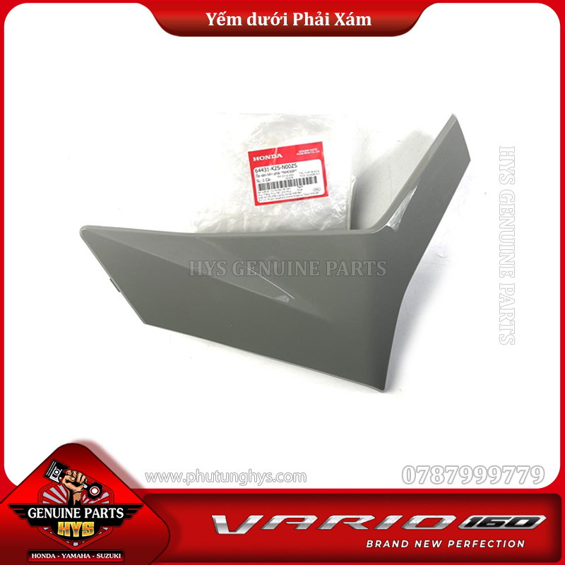 YẾM DƯỚI VARIO 160 CLICK 160 K2S PHẢI XÁM