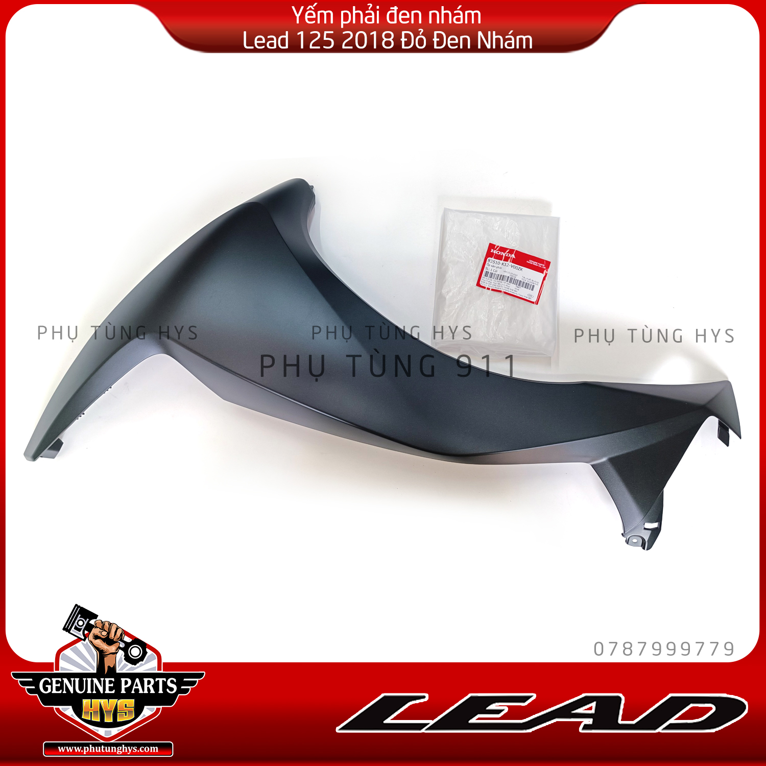 DÀN ÁO LEAD 125 2VAL ĐỎ ĐEN NHÁM KỈ NIỆM 10 NĂM (2018 - 2022) 16 MÓN