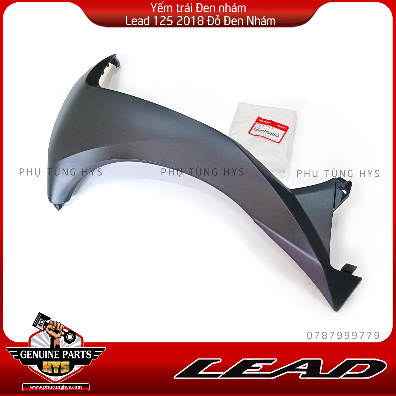 DÀN ÁO LEAD 125 2VAL ĐỎ ĐEN NHÁM KỈ NIỆM 10 NĂM (2018 - 2022) 16 MÓN