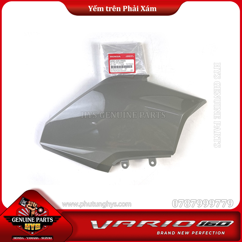 YẾM TRÊN VARIO 160 CLICK 160 K2S PHẢI XÁM