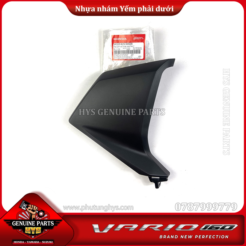 YẾM VARIO 160 CLICK 160 K2S PHẢI DƯỚI (NHỰA NHÁM)