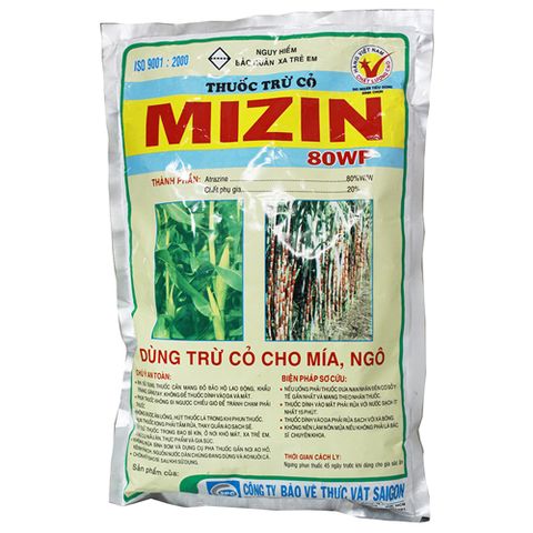  Mizin 80WP Thuốc Trừ Cỏ Cho Mía, Ngô 