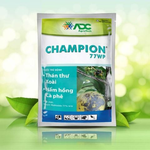  thuốc trừ nấm bệnh Champion 77WP (trị thán thư ở cây xoài, nấm hồng ở cây caphe) 