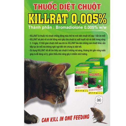  Thuốc diệt chuột Killrat 0,005% 