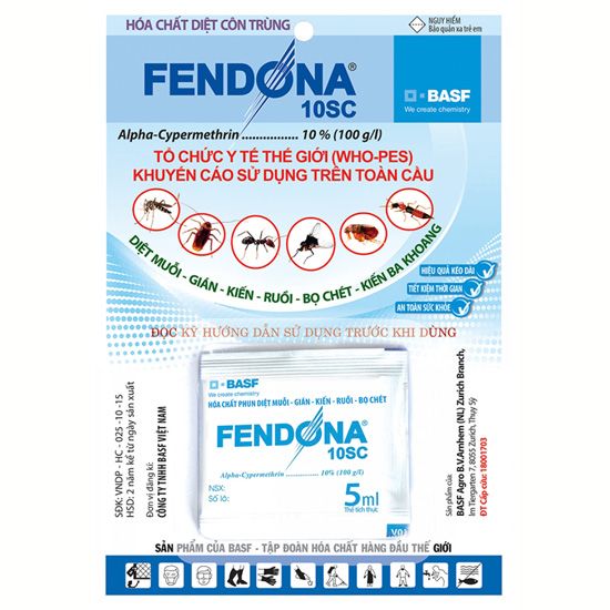Fendona 10SC - hoá chất diệt côn trùng