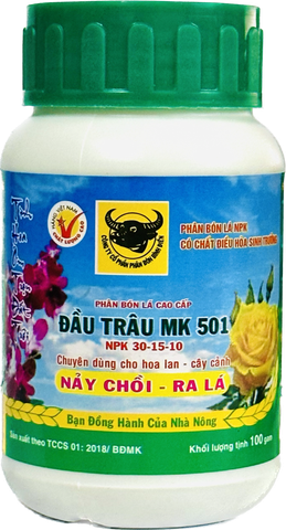  Phân Bón Lá ĐẦU TRÂU MK 901 (NPK 15-20-25) - Tăng sức chống chịu sâu bệnh, Dưỡng hoa 