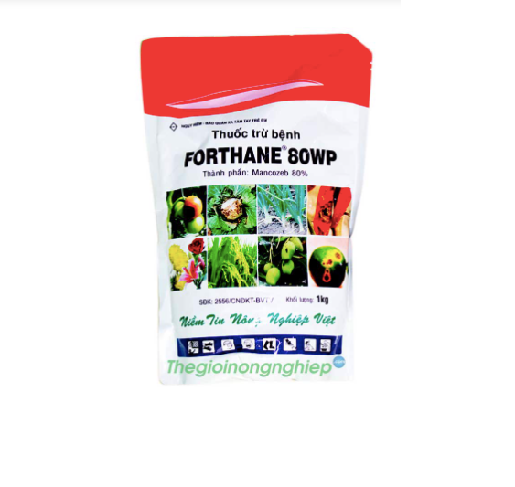 Forthane 80WP -  đặc trị nhiều loại bệnh hại trên nhiều loại cây trồng