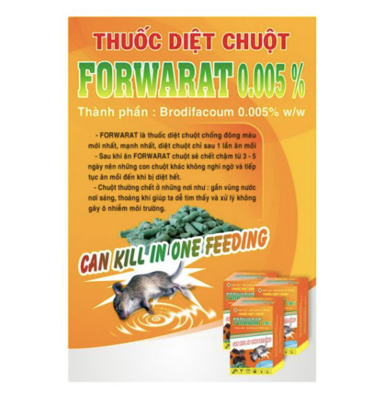 THUỐC DIỆT CHUỘT  Forawat Xá