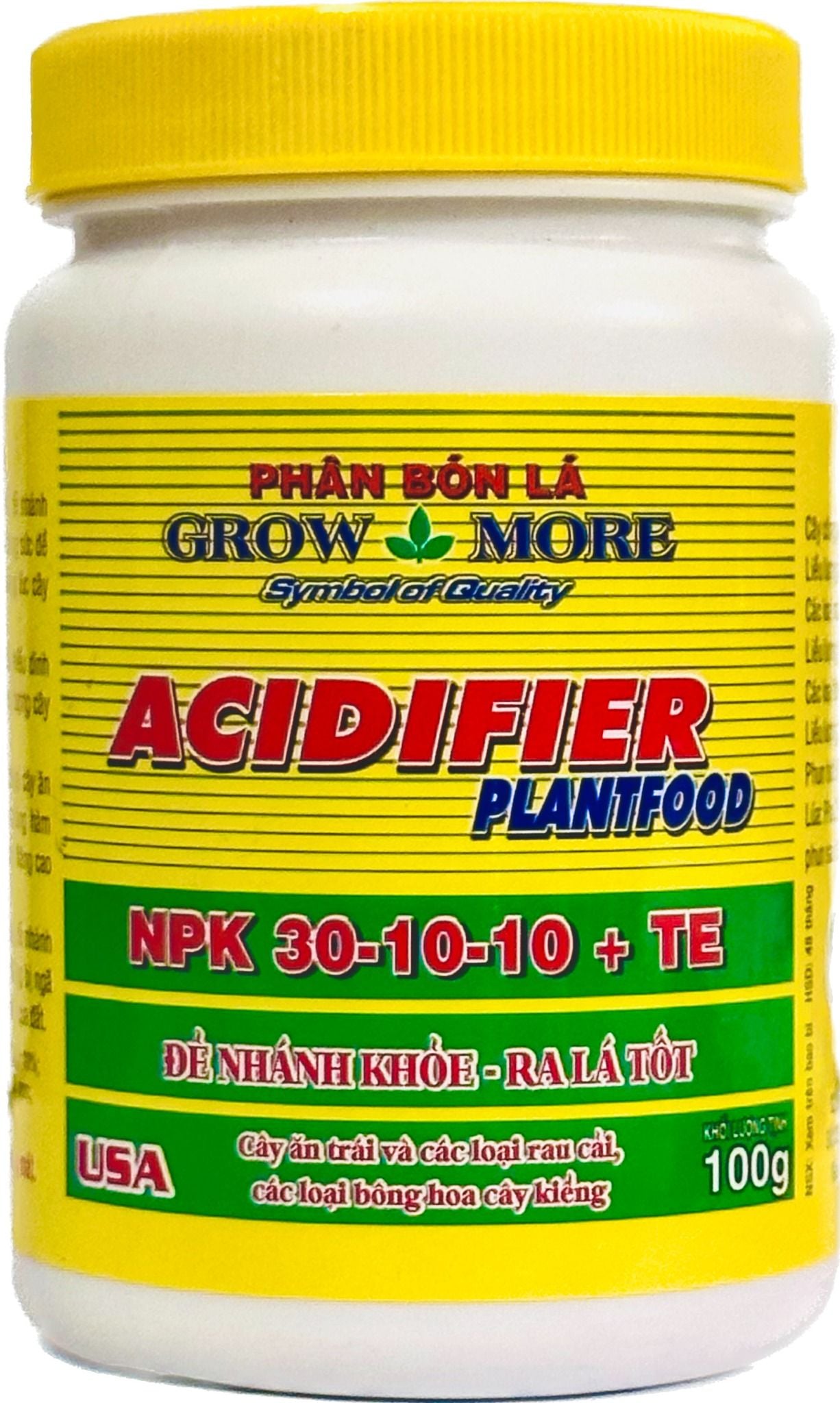 Growmore 30-10-10 + TE Phân Bón Lá, Đẻ Nhánh Khỏe - Ra Lá Tốt