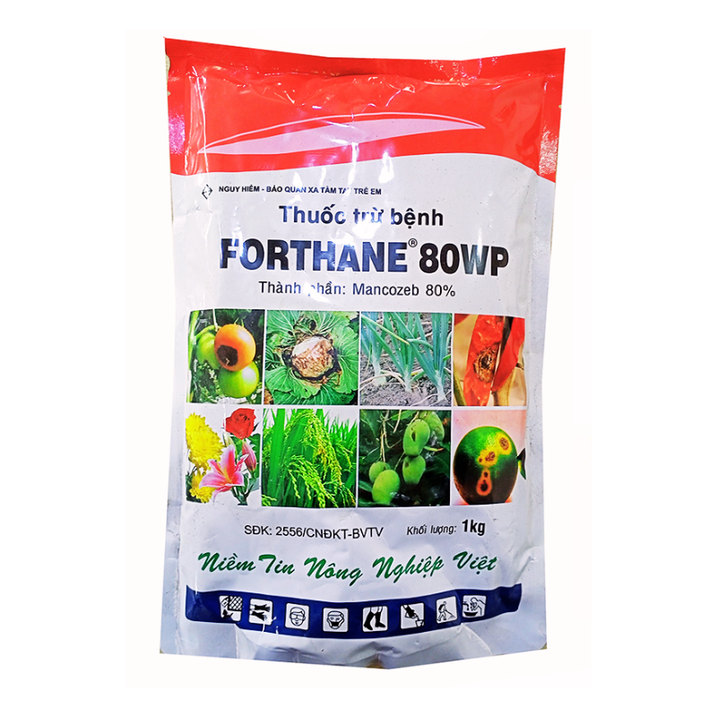 Forthane 80WP -  Đặc trị nhiều loại bệnh hại trên nhiều loại cây trồng
