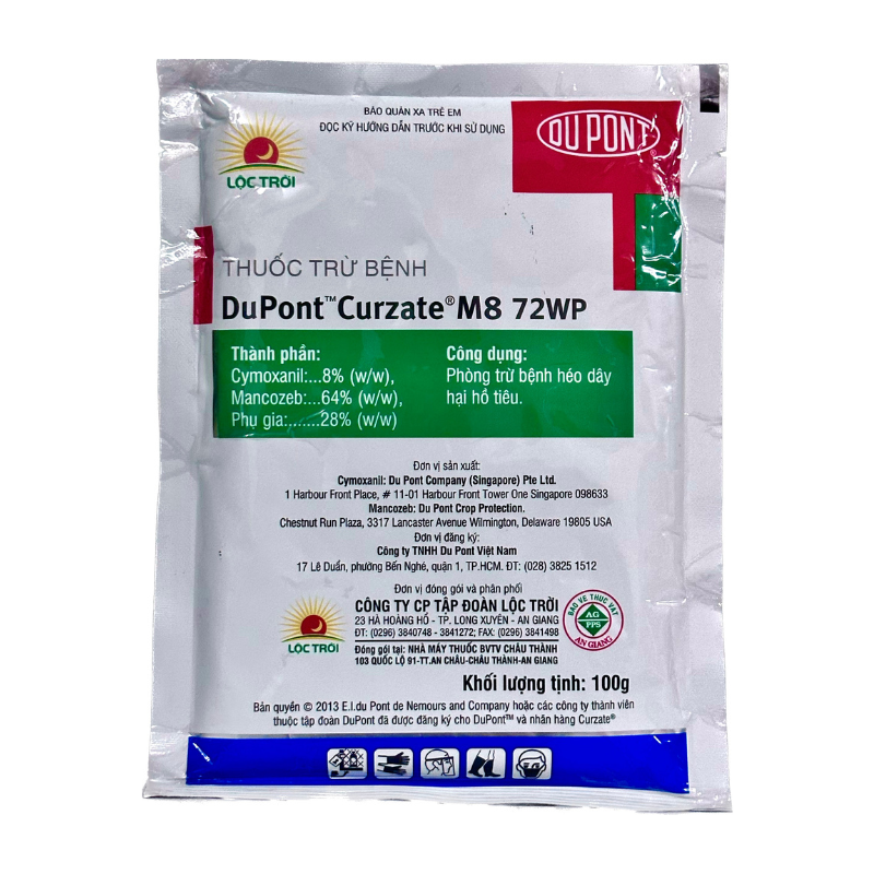 Thuốc trừ bệnh cây Curzate M-8 32Wp