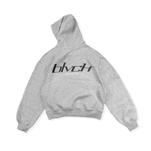  Hoodie basic BLVCK Logo - Grey 