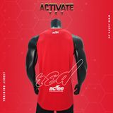  Áo tập luyện Actee Activate You - Màu Đỏ 