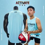  Áo tập luyện Actee Activate You - Màu Xanh da trời 