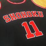  Áo đấu Delo Shohoku - Slam Dunk - màu Đen 