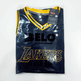  Quần áo Bóng rổ Delo NBA Lakers Đen 