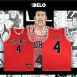  Áo đấu Delo Shohoku - Slam Dunk - màu Đỏ 