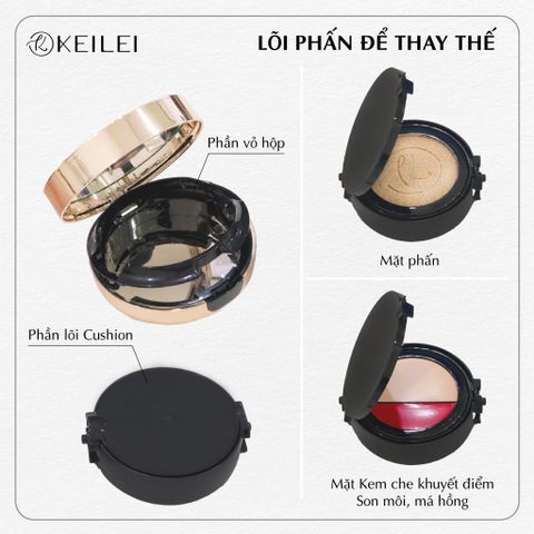  LÕI PHẤN NƯỚC ĐA NĂNG 3 TRONG 1 KEILEI - 3 in 1 Radiance Cushion 