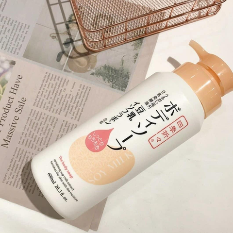  Sữa tắm đậu nành dưỡng ẩm Soy Milk The Body Soap 