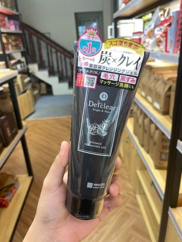  Gel làm sạch từ than và đất sét Meishoku Detclear Bright&Peel Essence Cleansing Gel (Charcoal Clay) 