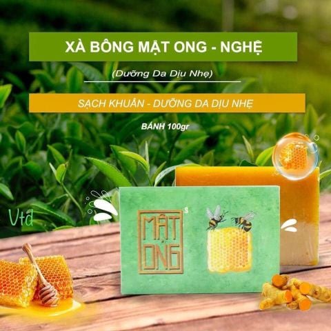  Xà Bông Thảo Mộc  Mật Ong 