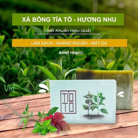  Xà Bông Thảo Mộc - Tía Tô 