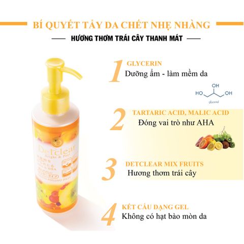  Gel Tẩy Tế Bào Chết Detclear - làm sạch dịu nhẹ 