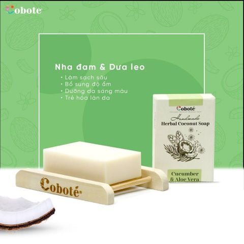  Nha Đam & Dưa Leo - Xà bông thiên nhiên 