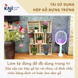  Hộp gỗ vuông 25x25 