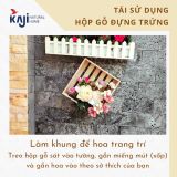  Hộp gỗ vuông 25x25 