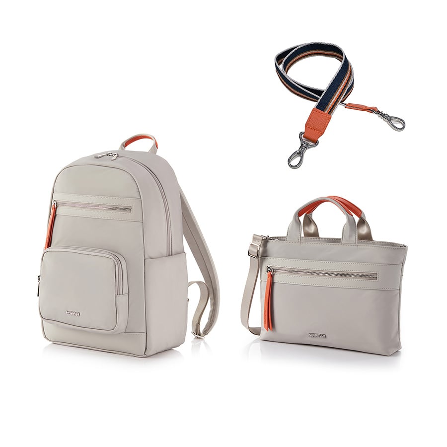 Set A3: Balo laptop 14in + Túi đeo chéo size M + Dây đeo vai Paisley Joy
