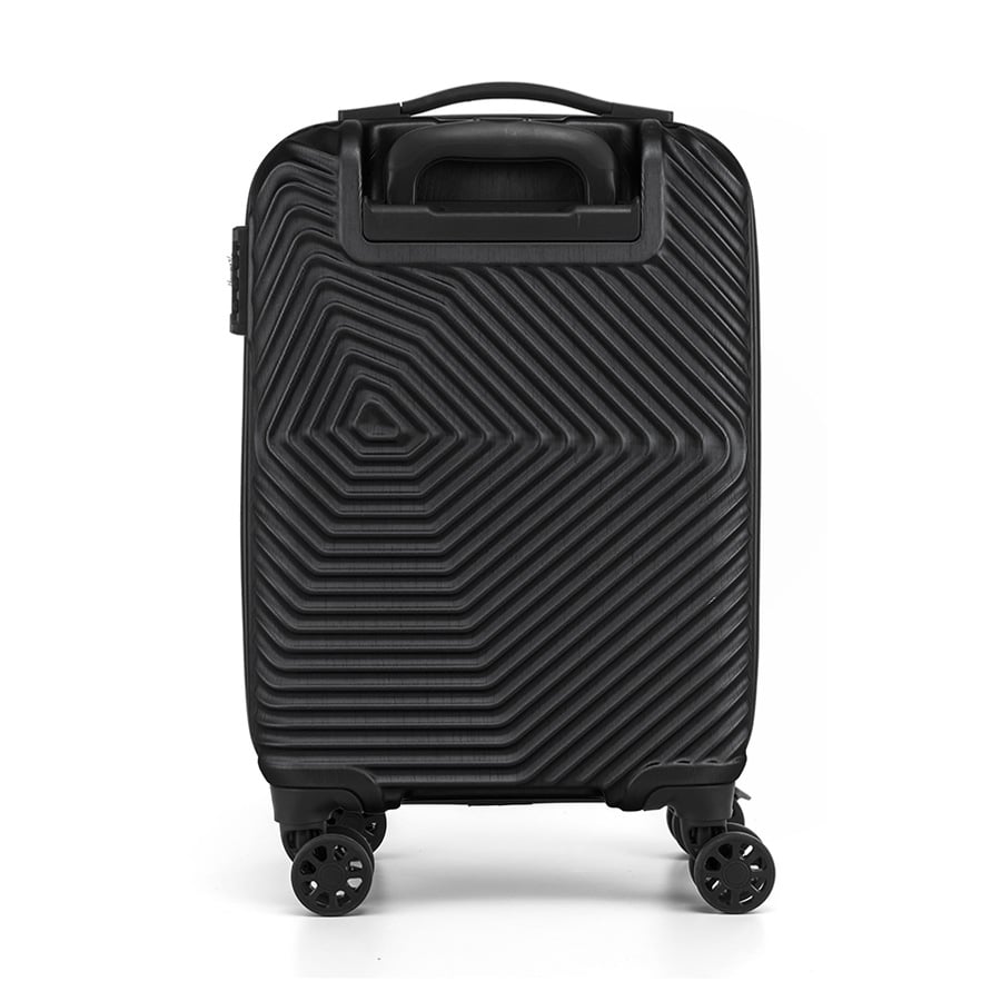 Vali kéo du lịch Kami 360∞ chính hãng màu đen mặt sau