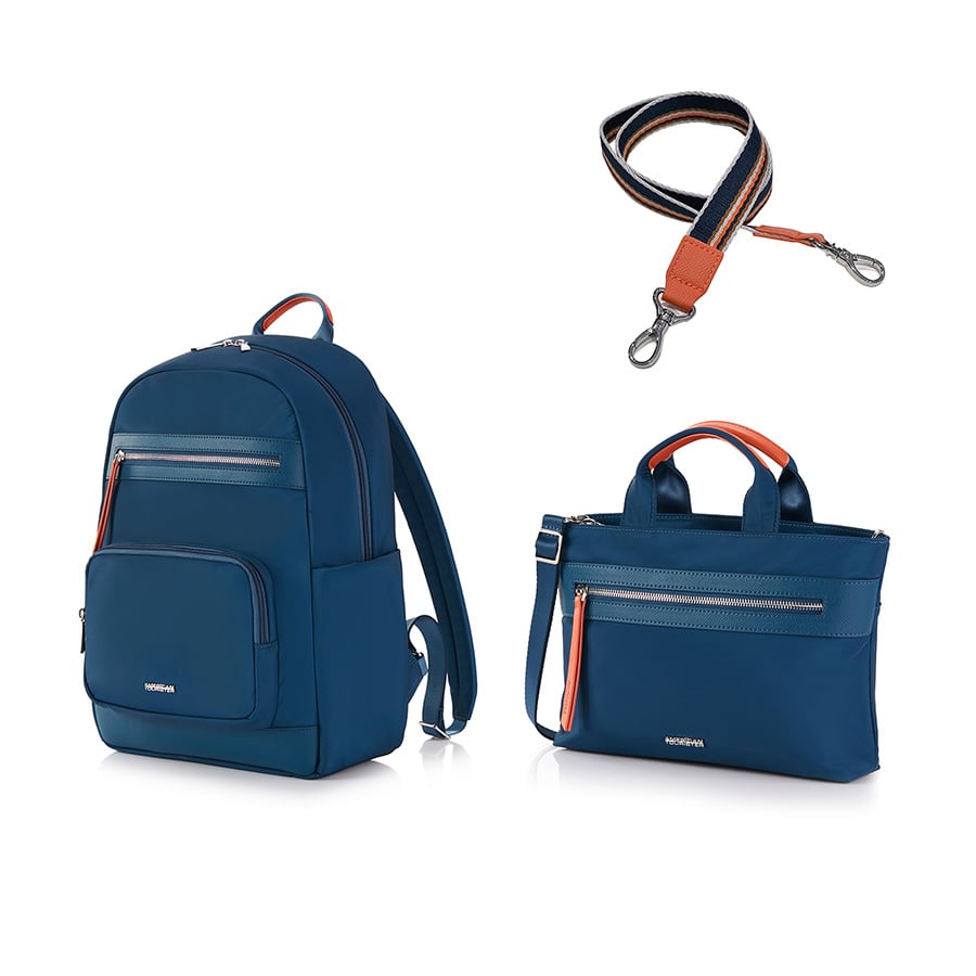 Set A3: Balo laptop 14in + Túi đeo chéo size M + Dây đeo vai Paisley Joy