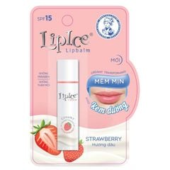  Son Dưỡng Không Màu Chuyển Kem Mịn LipIce Lipbalm Creamy Natural SPF15 - hương dâu 4.3g - DATE 3 