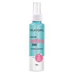  Xịt Giữ Lớp Trang Điểm Lâu Trôi Silkygirl Makeup Setting Spray - Hydrate & Refresh 70ml. 
