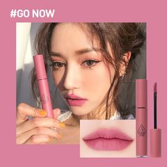  Son Kem Lì 3CE Mịn Như Nhung Velvet Lip Tint Go Now - Hồng Da Ngả Tím 4g 