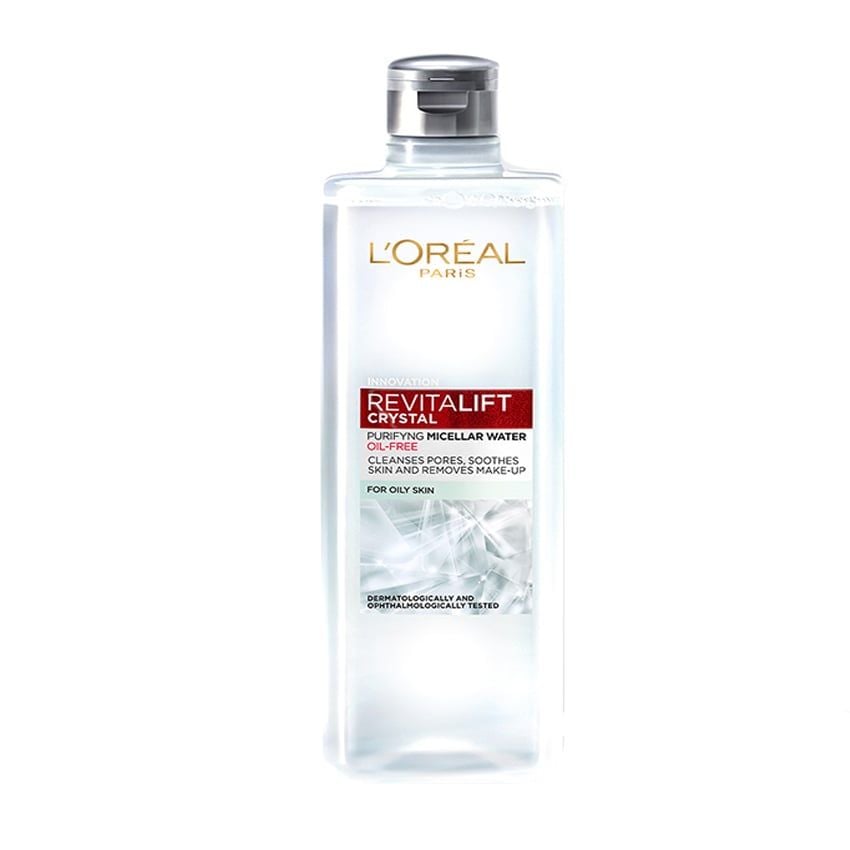  Nước Tẩy Trang Dành Cho Da Dầu L’oreal Revitalift Crystal Purifying Micellar Water For Oily Skin 400ml 