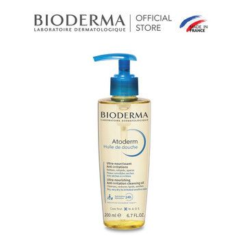  Bioderma Atoderm Huile De Douche 200ml Dầu tắm giúp làm sạch, làm dịu và dưỡng ẩm dành cho da khô, da nhạy cảm và viêm da cơ địa. - DATE 