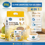  Cà phê Lekofe Hòa Tan vị sầu riêng 4in1 Túi 24 gói. 
