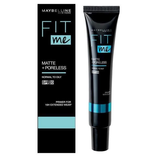  Kem Lót Kiềm Dầu Ngăn Xuống Tông Maybelline New York Spf 20 Fit Me Primer Matte+Poreless 30ml. 