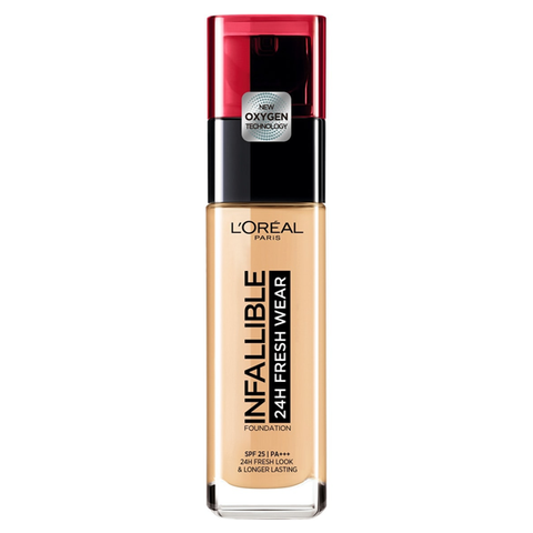  Kem Nền Lâu Trôi LOreal Paris Infallible 24H Fresh Wear Liquid Foundation SPF25 PA+++ #120 Vanilla 30ml 