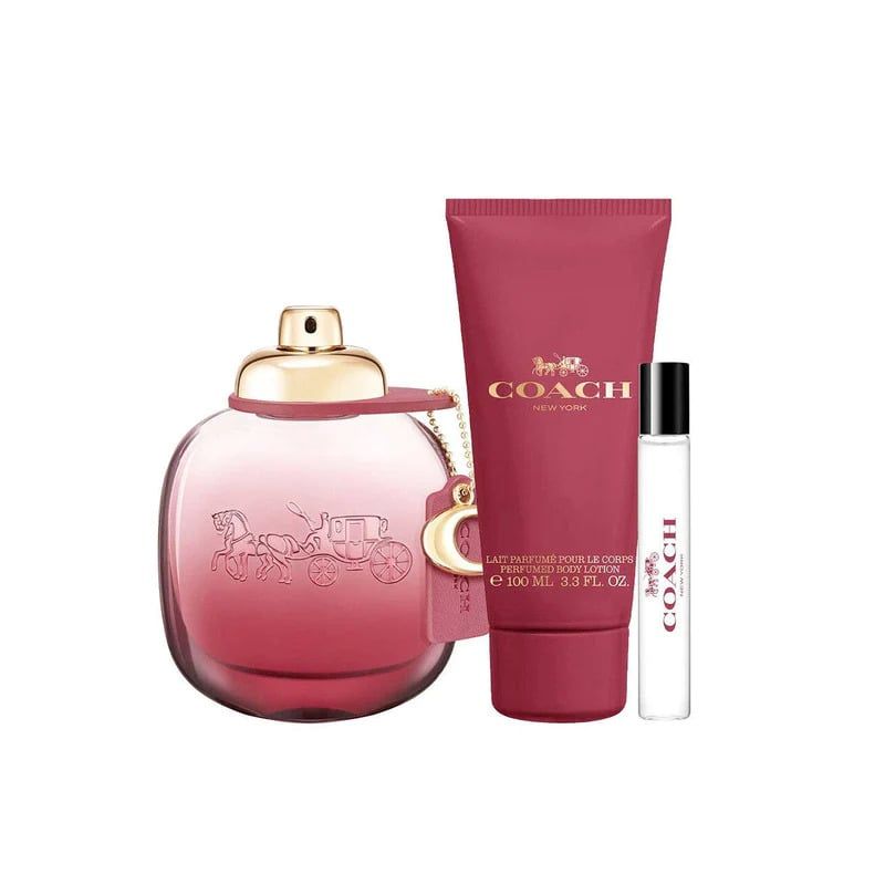  Set Coach Wild Rose EDP YM_Giftset 90ml + Body Lotion 100ml + 7.5ml 