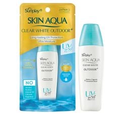  Gel Chống Nắng Dưỡng Da Khi Vận Động Mạnh Sunplay Skin Aqua Clear White Outdoor+ Spf50+ Pa++++ 30G 